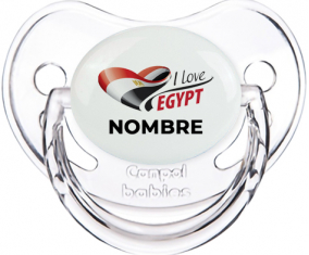 I love Egypt con nombre : Chupete Fisiológico