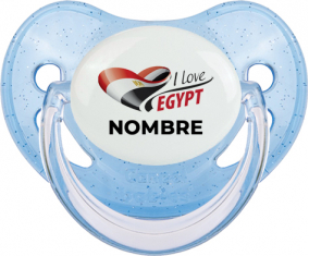 I love Egypt con nombre : Chupete Fisiológico