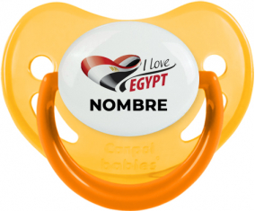 I love Egypt con nombre : Chupete Fisiológico