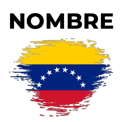 Cepillo de bebé Venezuela con bandera, ideal para cuidar y peinar el cabello de los más pequeños.