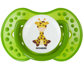 Chupete Giraffe style 4 - punta de nombre lovi dynamic personnalisée