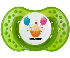 Pastel de globo de cumpleaños Chupete - lovi dynamic dar nombre