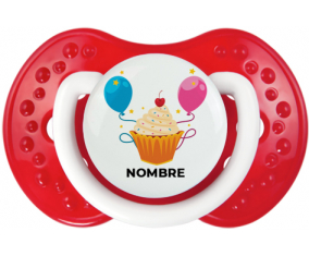 Pastel de globo de cumpleaños Chupete - lovi dynamic dar nombre