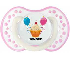 Pastel de globo de cumpleaños Chupete - lovi dynamic dar nombre