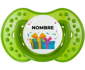 Cumpleaños regalos estilo 2 - nombre: Chupete lovi dynamic personnalisée