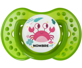 Chupete Crab - nombre lovi dynamic personnalisée