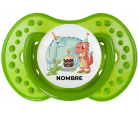 Chupete Personalizado Nombre + Dinosaurio - BabyTete