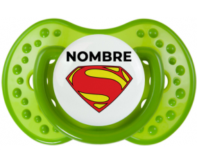 Chupete Personalizado Nombre + Superman – Nueces de Algodón