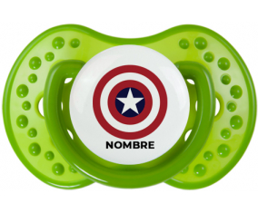 Chupete Captain America - nombre lovi dynamic personnalisée