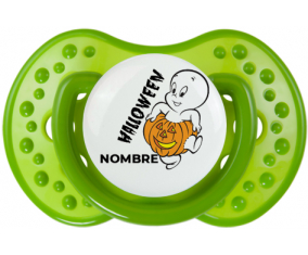 Halloween casper + nombre : Chupete LOVI Dynamic personnalisée