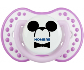 Disney Mickey Black Ears Pajarita negra con nombre: Chupete lovi dynamic