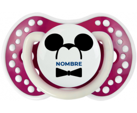 Disney Mickey Black Ears Pajarita negra con nombre: Chupete lovi dynamic