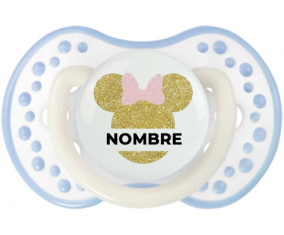 Disney Minnie Golden Ears Nudo rosa con nombre: Chupete lovi dynamic