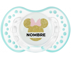 Disney Minnie Golden Ears Nudo rosa con nombre: Chupete lovi dynamic