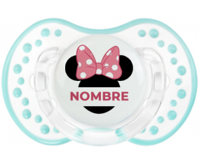 Disney Minnie Orejas Negras Nudo rosa con nombre: Chupete lovi dynamic