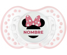 Disney Minnie Orejas Negras Nudo rosa con nombre: Chupete lovi dynamic