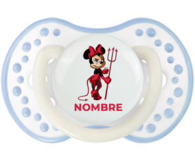 Disney Devil Minnie Orejas Negras Nudo rosa con nombre: Chupete lovi dynamic