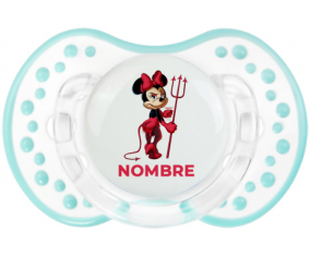 Disney Devil Minnie Orejas Negras Nudo rosa con nombre: Chupete lovi dynamic