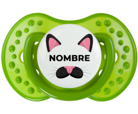 Gato rosa con nombre: Chupete lovi dynamic personnalisée