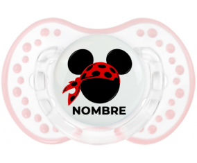 Disney Mickey rojo pirata bufanda lunares negros con nombre: Chupete lovi dynamic