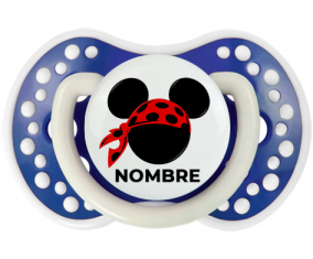 Disney Mickey rojo pirata bufanda lunares negros con nombre: Chupete lovi dynamic
