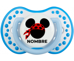 Disney Mickey rojo pirata bufanda lunares negros con nombre: Chupete lovi dynamic
