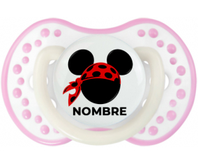 Disney Mickey rojo pirata bufanda lunares negros con nombre: Chupete lovi dynamic