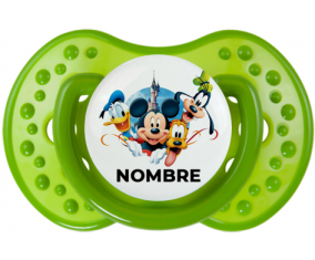 Disney Mickey Donald más bien y bingo diseño 1 con nombre: Chupete lovi dynamic personnalisée