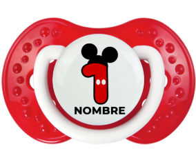 Disney Mickey Número 1 con nombre: Chupete lovi dynamic