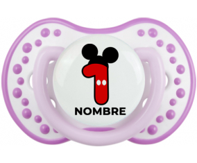 Disney Mickey Número 1 con nombre: Chupete lovi dynamic