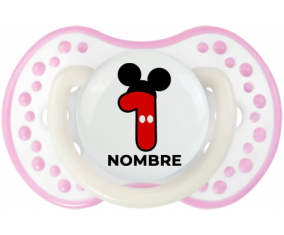Disney Mickey Número 1 con nombre: Chupete lovi dynamic