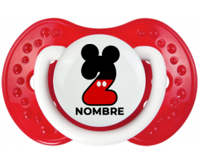 Disney Mickey Número 2 con nombre: Chupete lovi dynamic