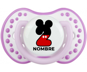 Disney Mickey Número 2 con nombre: Chupete lovi dynamic