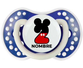 Disney Mickey Número 2 con nombre: Chupete lovi dynamic