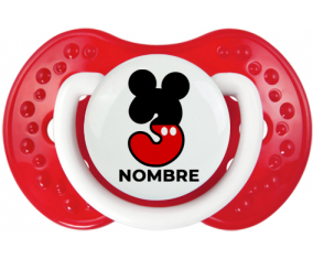 Disney Mickey Número 3 con nombre: Chupete lovi dynamic