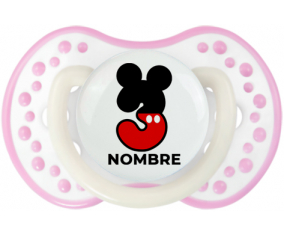 Disney Mickey Número 3 con nombre: Chupete lovi dynamic