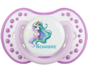 My Little Pony Princess Celestia diseño-2 con nombre: Chupete lovi dynamic