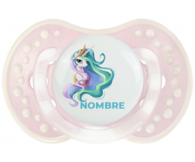 My Little Pony Princess Celestia diseño-2 con nombre: Chupete lovi dynamic
