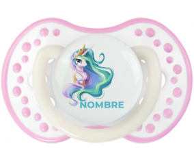 My Little Pony Princess Celestia diseño-2 con nombre: Chupete lovi dynamic