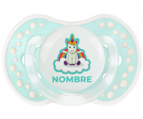 Unicornio con alas en la nube con nombre: Chupete lovi dynamic