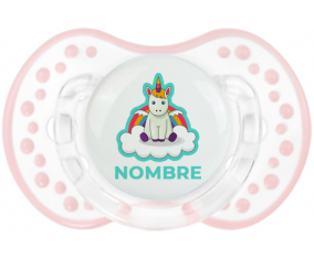Unicornio con alas en la nube con nombre: Chupete lovi dynamic