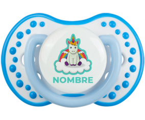 Unicornio con alas en la nube con nombre: Chupete lovi dynamic