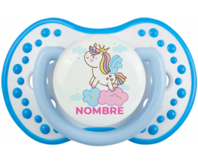 Unicornio con corona en la nube con nombre: Chupete lovi dynamic