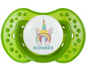 Diseño de unicornio-1 con nombre: Chupete lovi dynamic personnalisée