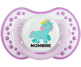 Diseño de unicornio-3 con nombre: Chupete lovi dynamic