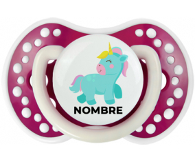 Diseño de unicornio-3 con nombre: Chupete lovi dynamic