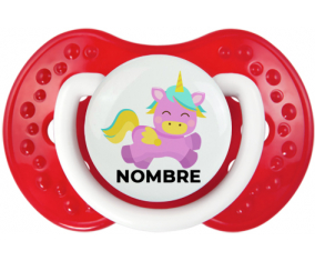 Diseño de unicornio-4 con nombre: Chupete lovi dynamic