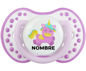 Diseño de unicornio-4 con nombre: Chupete lovi dynamic