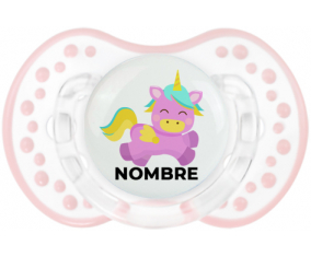 Diseño de unicornio-4 con nombre: Chupete lovi dynamic
