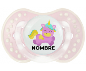 Diseño de unicornio-4 con nombre: Chupete lovi dynamic